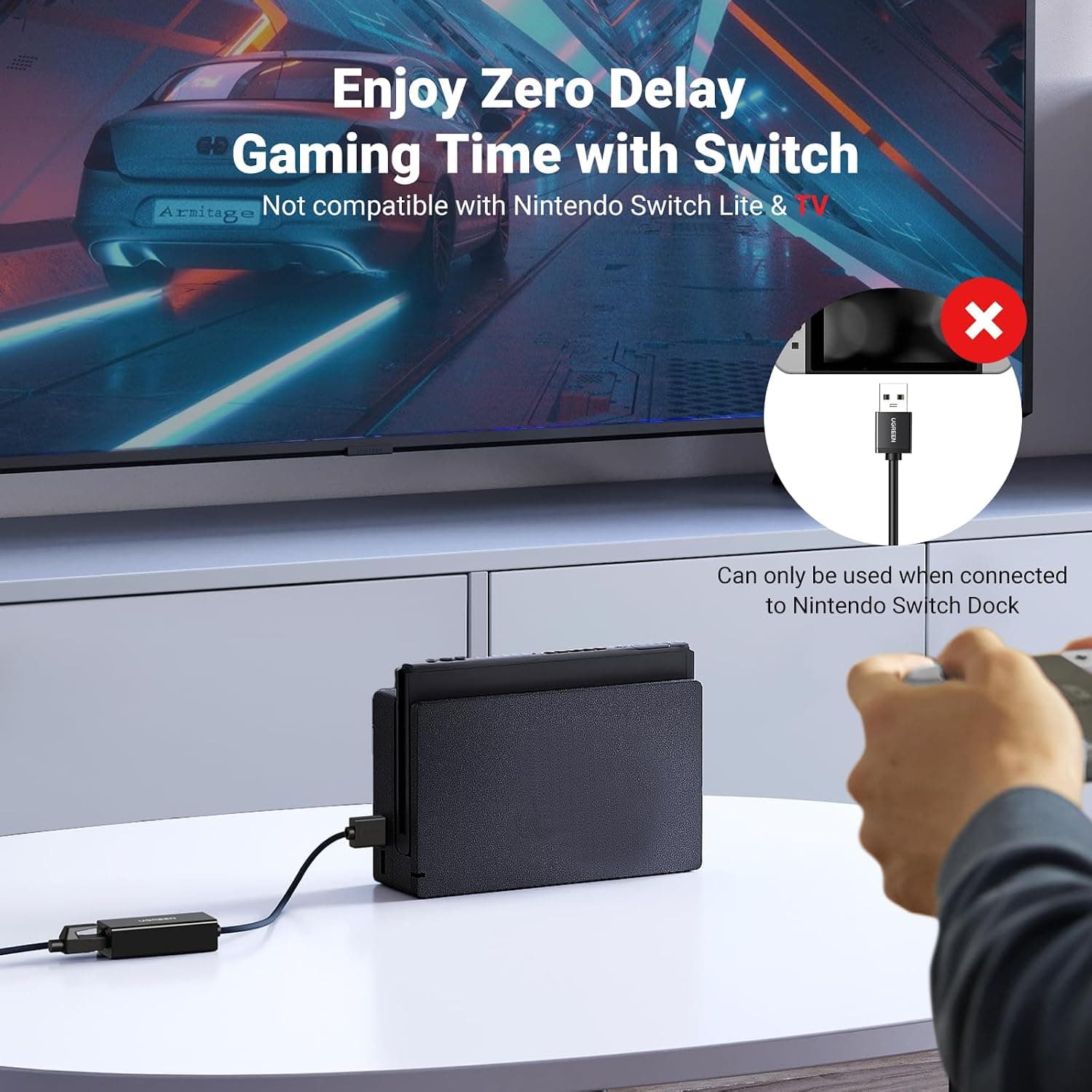 آداپتور اترنت UGREEN USB 2.0 به RJ45 با سرعت 100Mbps مشکی آداپتور اترنت UGREEN USB 2.0 به RJ45 با سرعت 100Mbps مشکی