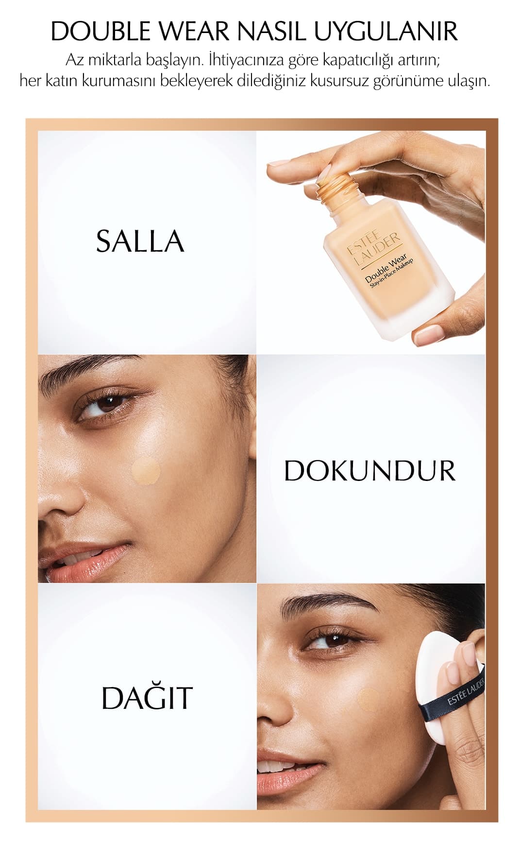 فوندوتن پسرانه Estee Lauder Double Wear SPF10 سفری رنگ بژ صحرایی 2N1 15ml فوندوتن پسرانه Estee Lauder Double Wear SPF10 سفری رنگ بژ صحرایی 2N1 15ml