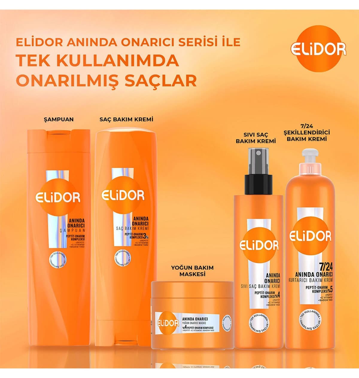 کرم مراقبت مو Elidor مدل 7/24 حالتدهنده ترمیمکننده فوری موهای آسیبدیده 240 ml کرم مراقبت مو Elidor مدل 7/24 حالتدهنده ترمیمکننده فوری موهای آسیبدیده 240 ml