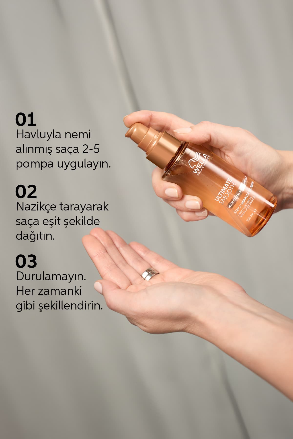 روغن مو Wella Professionals Ultimate Smooth موهای خشک کدر و الکتریکی 100ml روغن مو Wella Professionals Ultimate Smooth موهای خشک کدر و الکتریکی 100ml