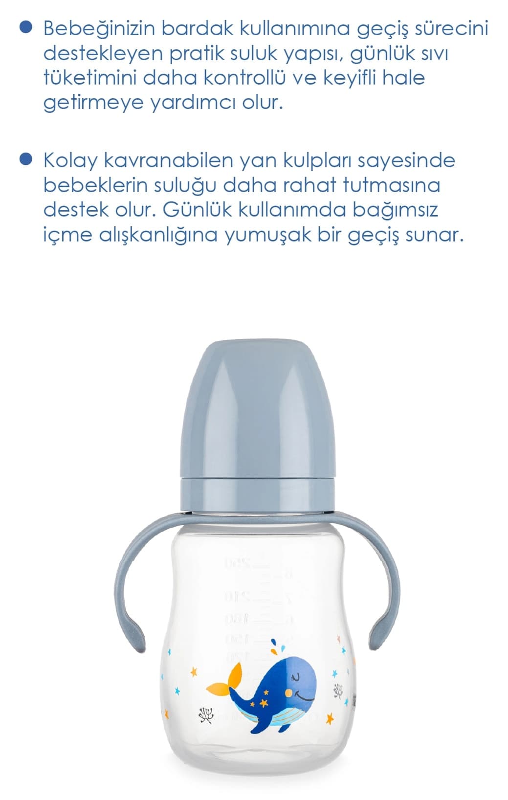 لیوان آبخوری Babyjem ضدچکه Suluk 250 ml خاکستری لیوان آبخوری Babyjem ضدچکه Suluk 250 ml خاکستری