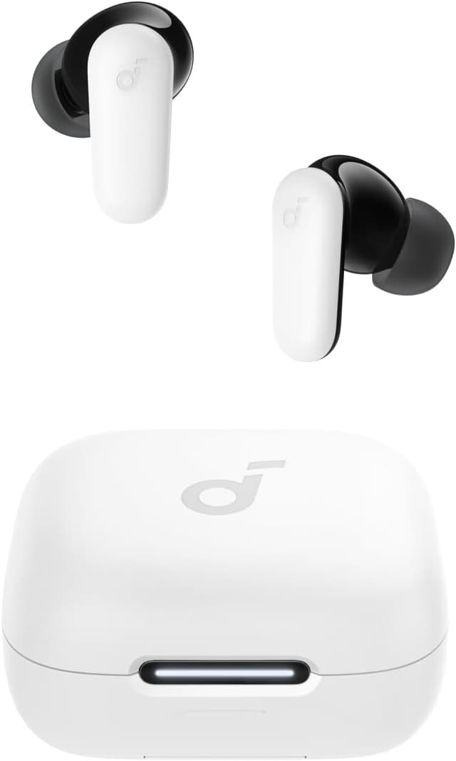هدفون بلوتوثی توگوشی Soundcore با حذف نویز، کیس 2-in-1 و پایه تلفن مدل A3959 هدفون بلوتوثی توگوشی Soundcore با حذف نویز، کیس 2-in-1 و پایه تلفن مدل A3959