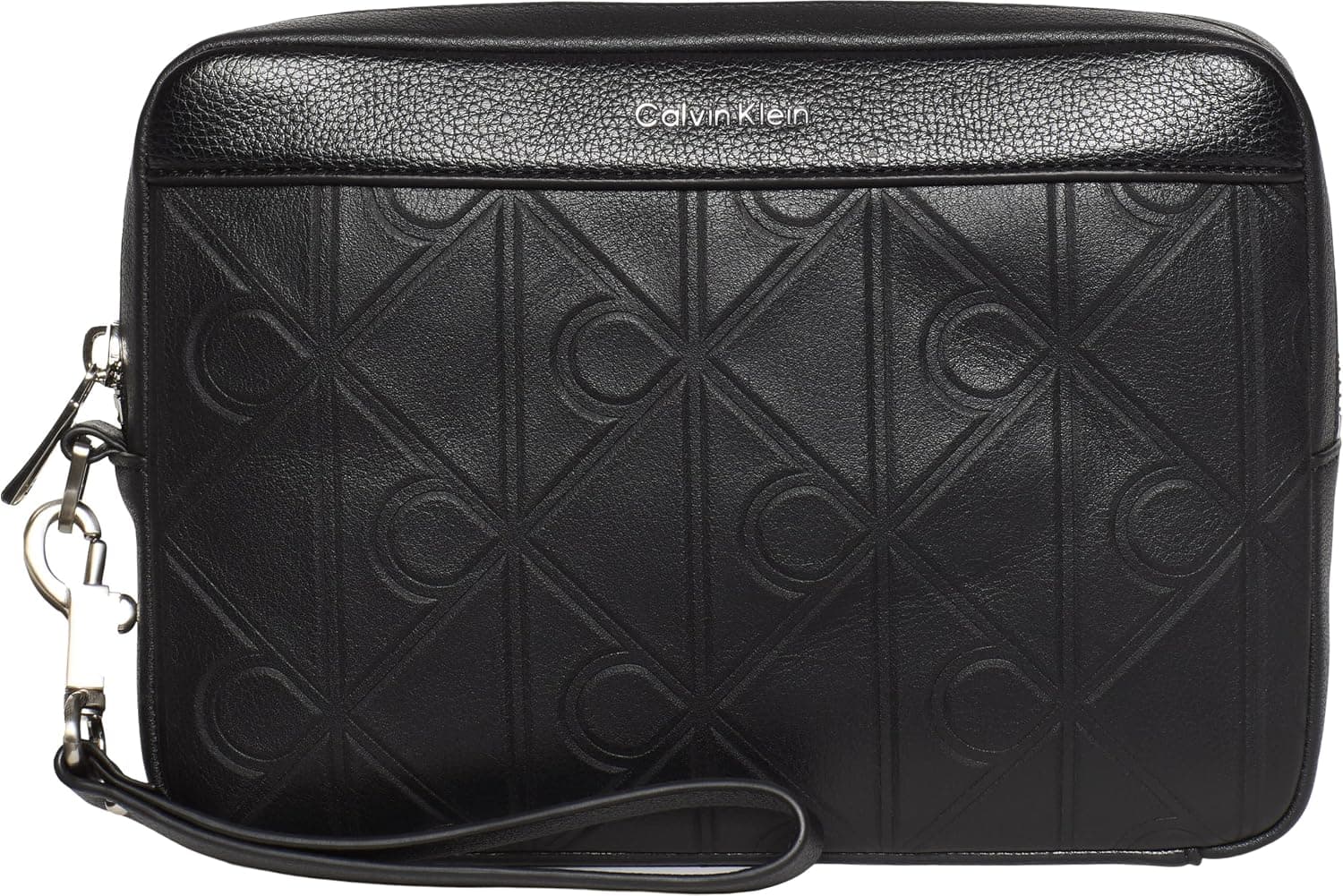 کیف پاؤچ Calvin Klein XL Emblem AOP Embo SS مشکی تکسایز مدل UB1 کیف پاؤچ Calvin Klein XL Emblem AOP Embo SS مشکی تکسایز مدل UB1