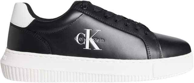 کفش کتانی چرمی Calvin Klein لوگودار مدل CHUNKY CUPSOLE MONO LTH کفش کتانی چرمی Calvin Klein لوگودار مدل CHUNKY CUPSOLE MONO LTH