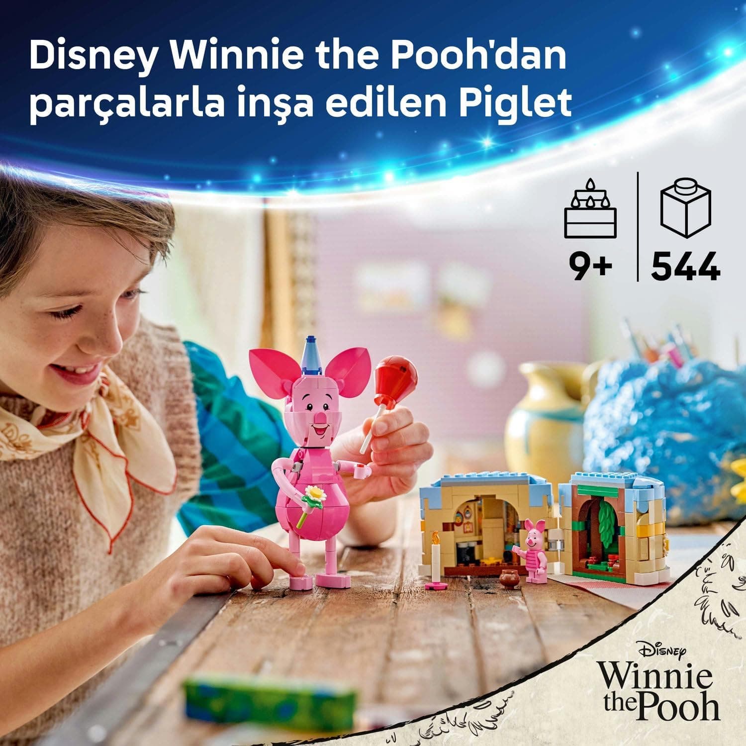 لگو Disney جشن تولد Piglet مدل 43305 لگو Disney جشن تولد Piglet مدل 43305