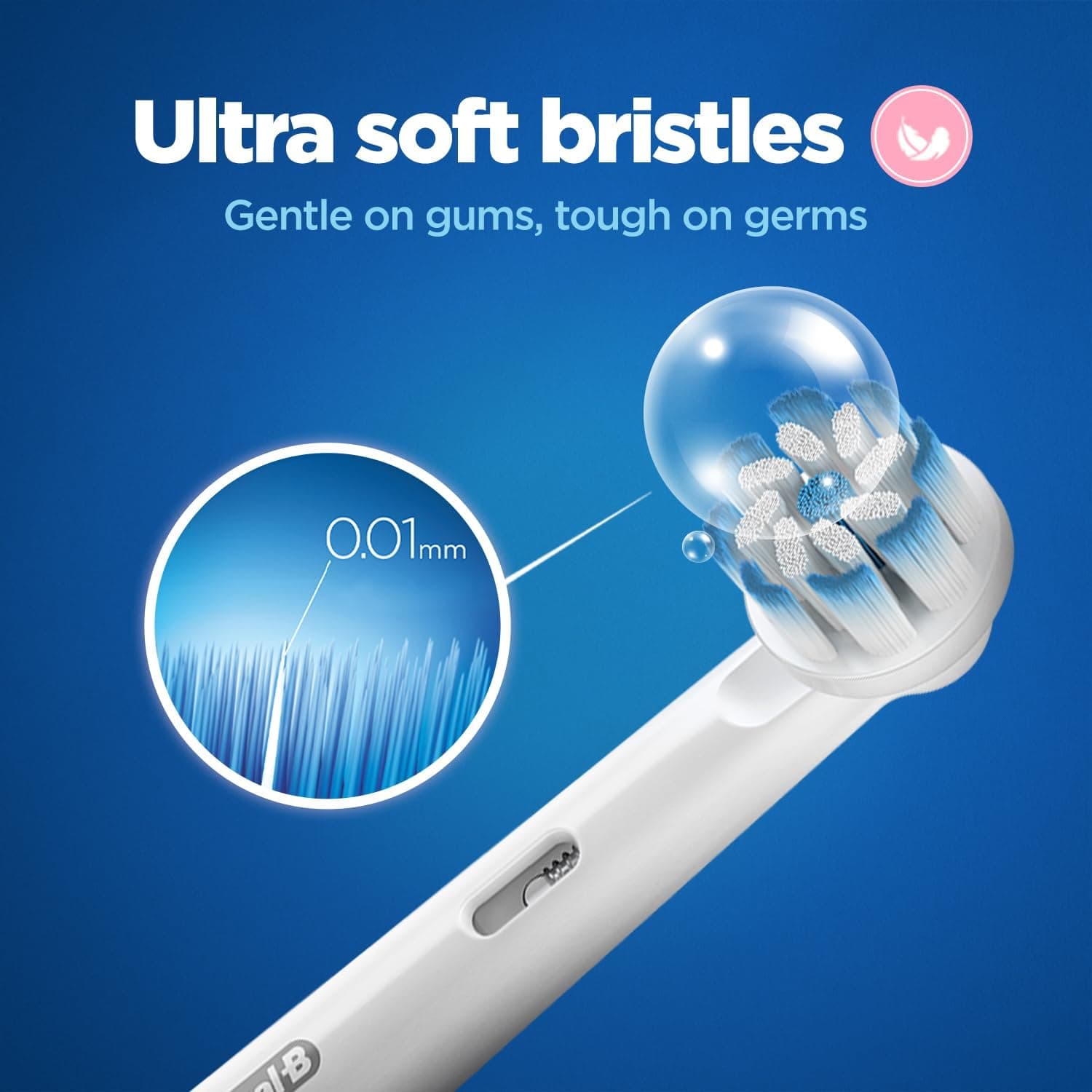 سری یدکی مسواک برقی Oral-B Sensi Clean، 2 عدد سری یدکی مسواک برقی Oral-B Sensi Clean، 2 عدد