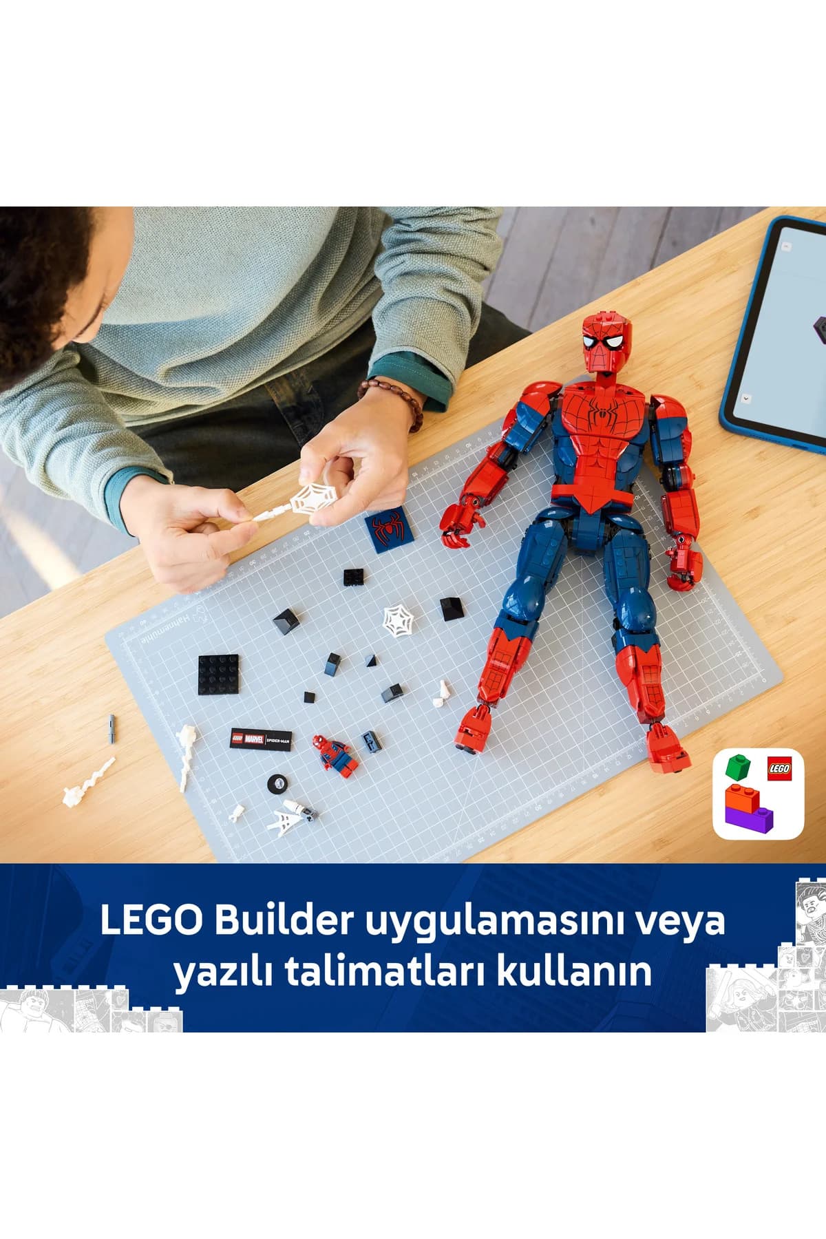 مجموعه ساختنی فیگور قهرمان Spider-Man از Marvel برای بالای ۱۲ سال لگو 813 قطعه مدل 76346 مجموعه ساختنی فیگور قهرمان Spider-Man از Marvel برای بالای ۱۲ سال لگو 813 قطعه مدل 76346
