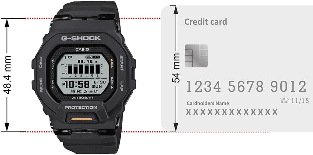 ساعت مچی مردانه Casio دیجیتال مشکی G-Shock مدل GBD-200-1A1DR ساعت مچی مردانه Casio دیجیتال مشکی G-Shock مدل GBD-200-1A1DR