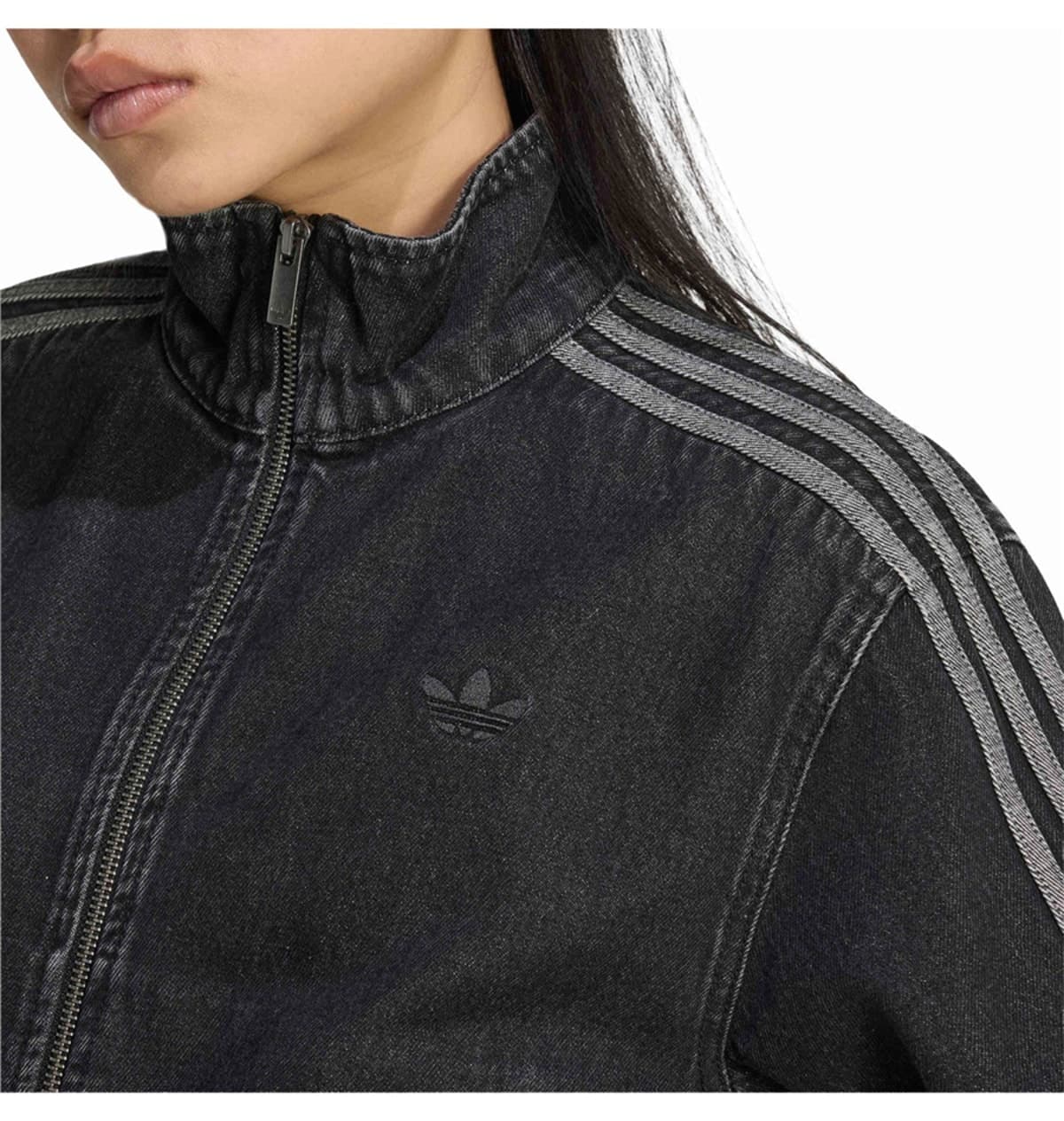 ژاکت ورزشی زنانه adidas Firebird دنیم مدل IB6917-K سیاه ژاکت ورزشی زنانه adidas Firebird دنیم مدل IB6917-K سیاه