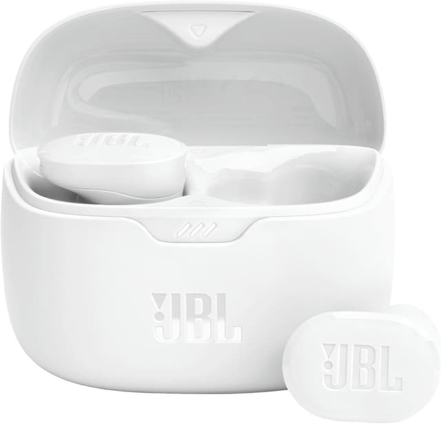 ایرباد بیسیم JBL Tune Buds با کاهش نویز، Bluetooth 5.3، تا 48 ساعت شارژدهی، شارژ سریع، سفید ایرباد بیسیم JBL Tune Buds با کاهش نویز، Bluetooth 5.3، تا 48 ساعت شارژدهی، شارژ سریع، سفید