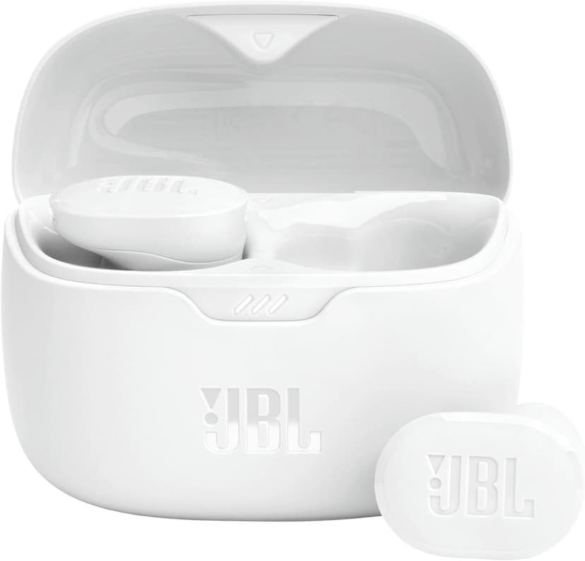 ایرباد بیسیم JBL Tune Buds با کاهش نویز، Bluetooth 5.3، تا 48 ساعت شارژدهی، شارژ سریع، سفید ایرباد بیسیم JBL Tune Buds با کاهش نویز، Bluetooth 5.3، تا 48 ساعت شارژدهی، شارژ سریع، سفید