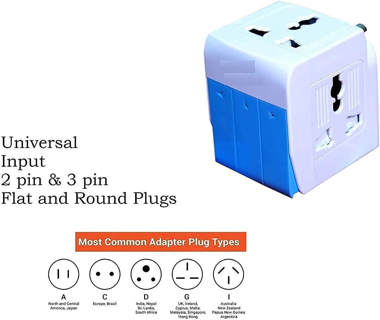 تبدیل سهراهی پریز KITSSENTIAL با ورودی یونیورسال، کلیدهای مجزا و نشانگر LED، 10 Amps تبدیل سهراهی پریز KITSSENTIAL با ورودی یونیورسال، کلیدهای مجزا و نشانگر LED، 10 Amps