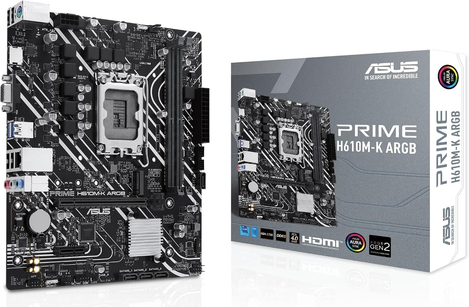مادربورد ASUS سوکت Intel LGA1700 فرم فاکتور mATX مدل PRIME H610M-D مادربورد ASUS سوکت Intel LGA1700 فرم فاکتور mATX مدل PRIME H610M-D