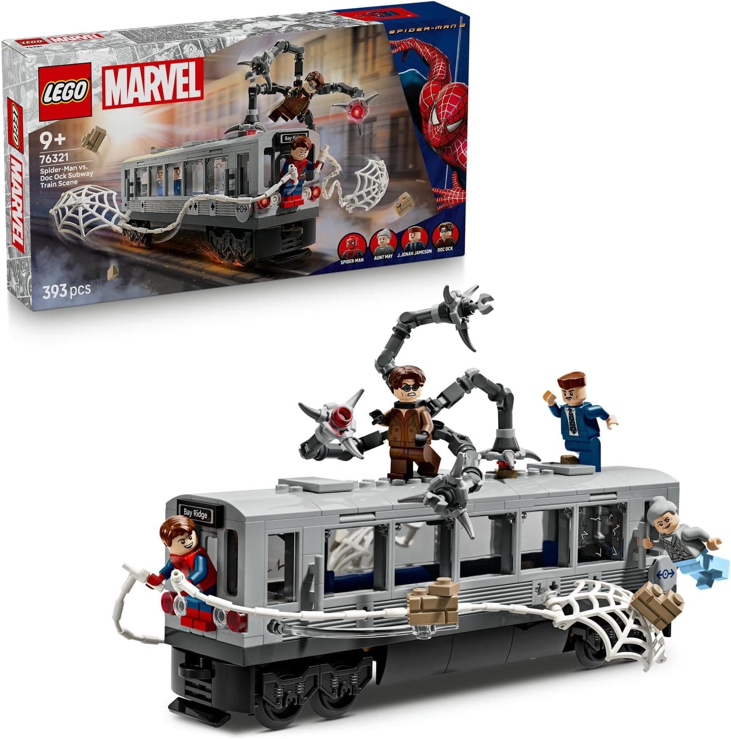 لگو Marvel مرد عنکبوتی و دکتر اختاپوس صحنه مترو مدل 76321 لگو Marvel مرد عنکبوتی و دکتر اختاپوس صحنه مترو مدل 76321