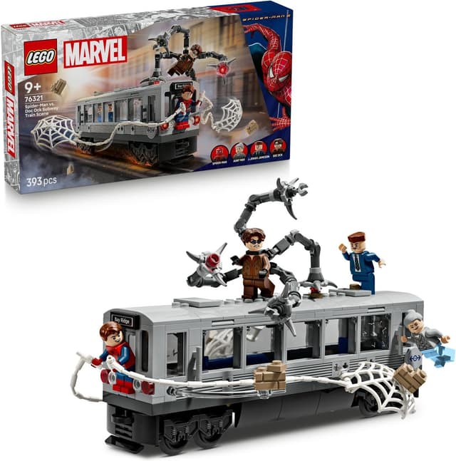 لگو 76321 Marvel مرد عنکبوتی و دکتر اختاپوس صحنه مترو لگو 76321 Marvel مرد عنکبوتی و دکتر اختاپوس صحنه مترو