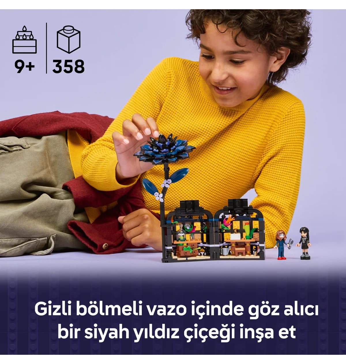 لگو Wednesday گل ستارهای سیاه مدل 76784 358 قطعه لگو Wednesday گل ستارهای سیاه مدل 76784 358 قطعه