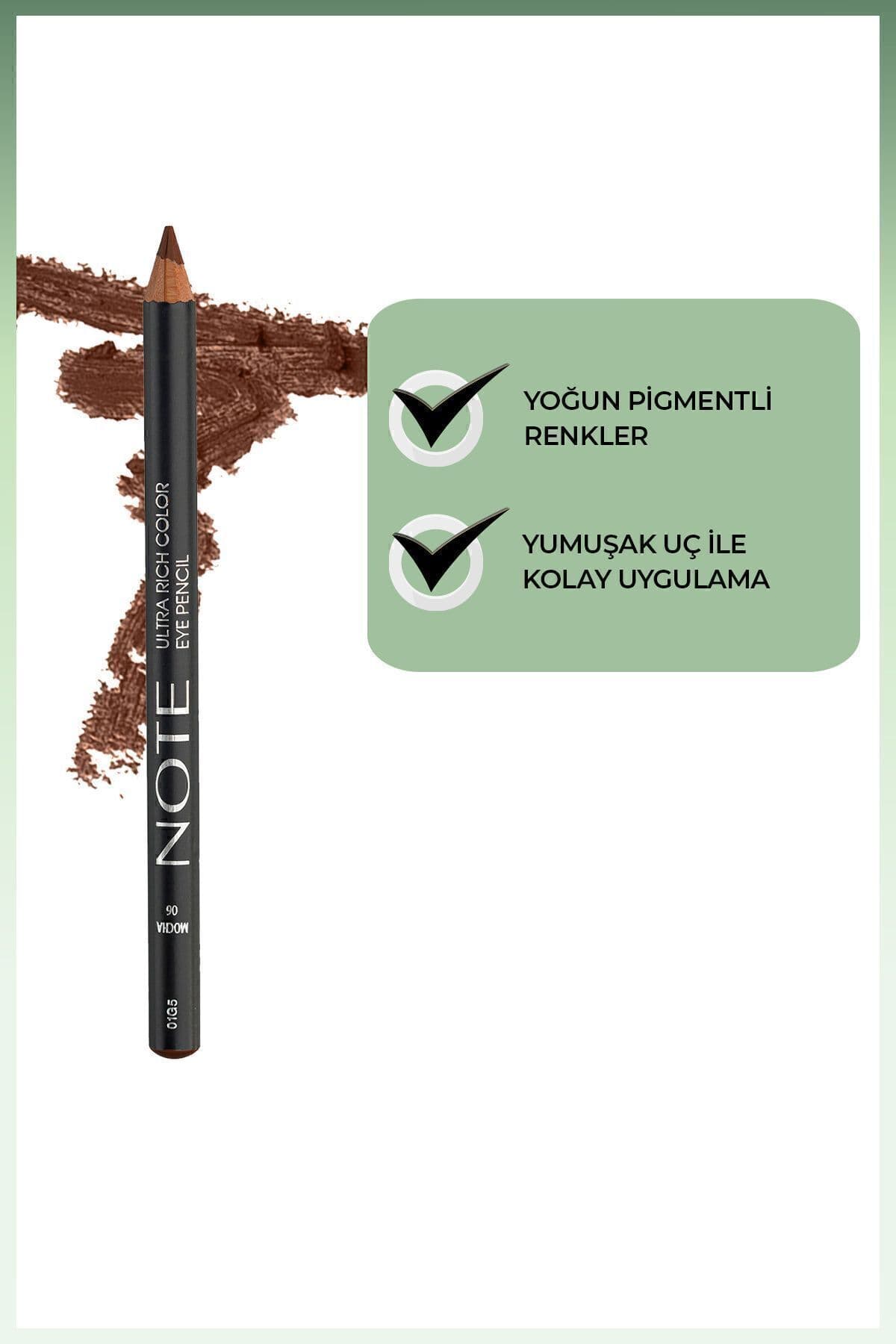 مداد چشم Note Cosmetics Ultra Rich Color شماره 06 قهوهای مسی مداد چشم Note Cosmetics Ultra Rich Color شماره 06 قهوهای مسی