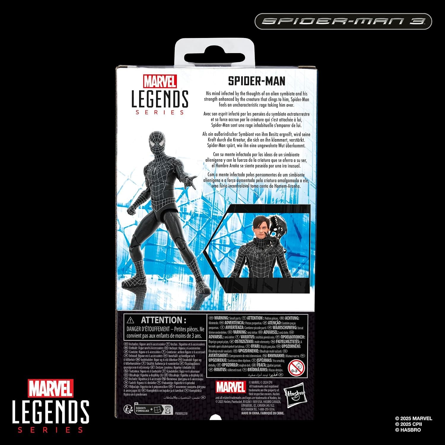 اکشن فیگور Marvel با الهام از فیلم Spider-Man 3 از سری Marvel Legends Series اکشن فیگور Marvel با الهام از فیلم Spider-Man 3 از سری Marvel Legends Series