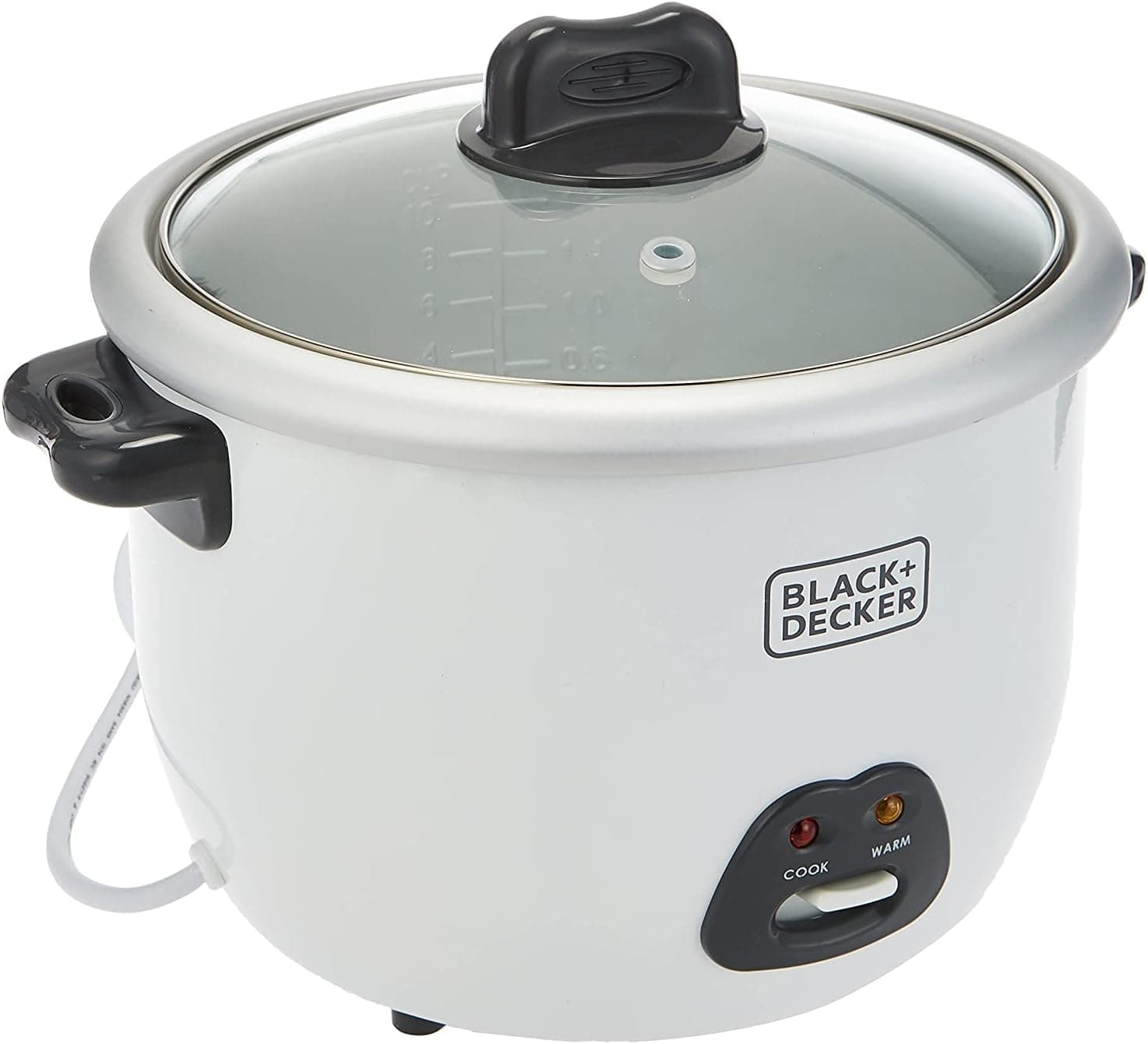 پلوپز BLACK+DECKER با ظرفیت 1L و توان 400W سفید مدل RC1050-B5 پلوپز BLACK+DECKER با ظرفیت 1L و توان 400W سفید مدل RC1050-B5
