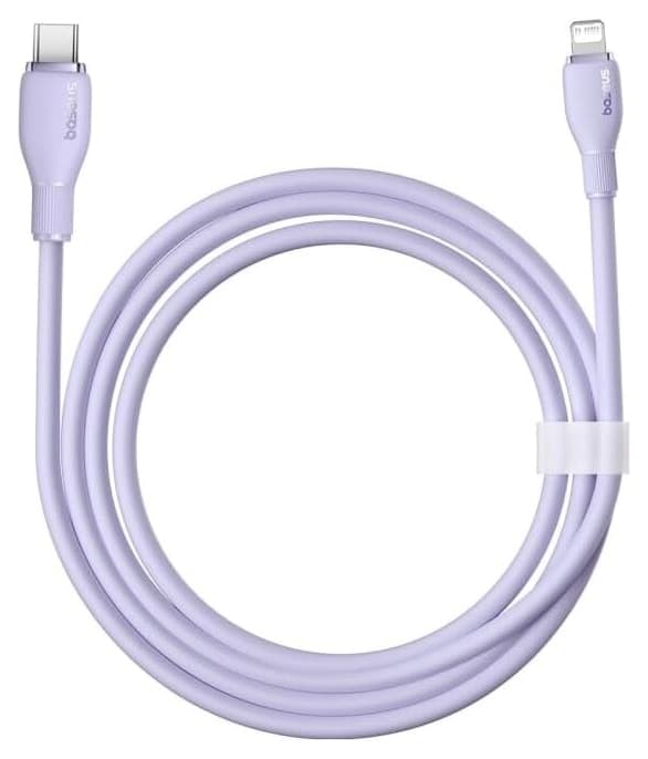 کابل شارژ و انتقال داده Baseus سری Pudding 20W سازگار با iPhone 14 13 12 11 X 7 8 کابل شارژ و انتقال داده Baseus سری Pudding 20W سازگار با iPhone 14 13 12 11 X 7 8