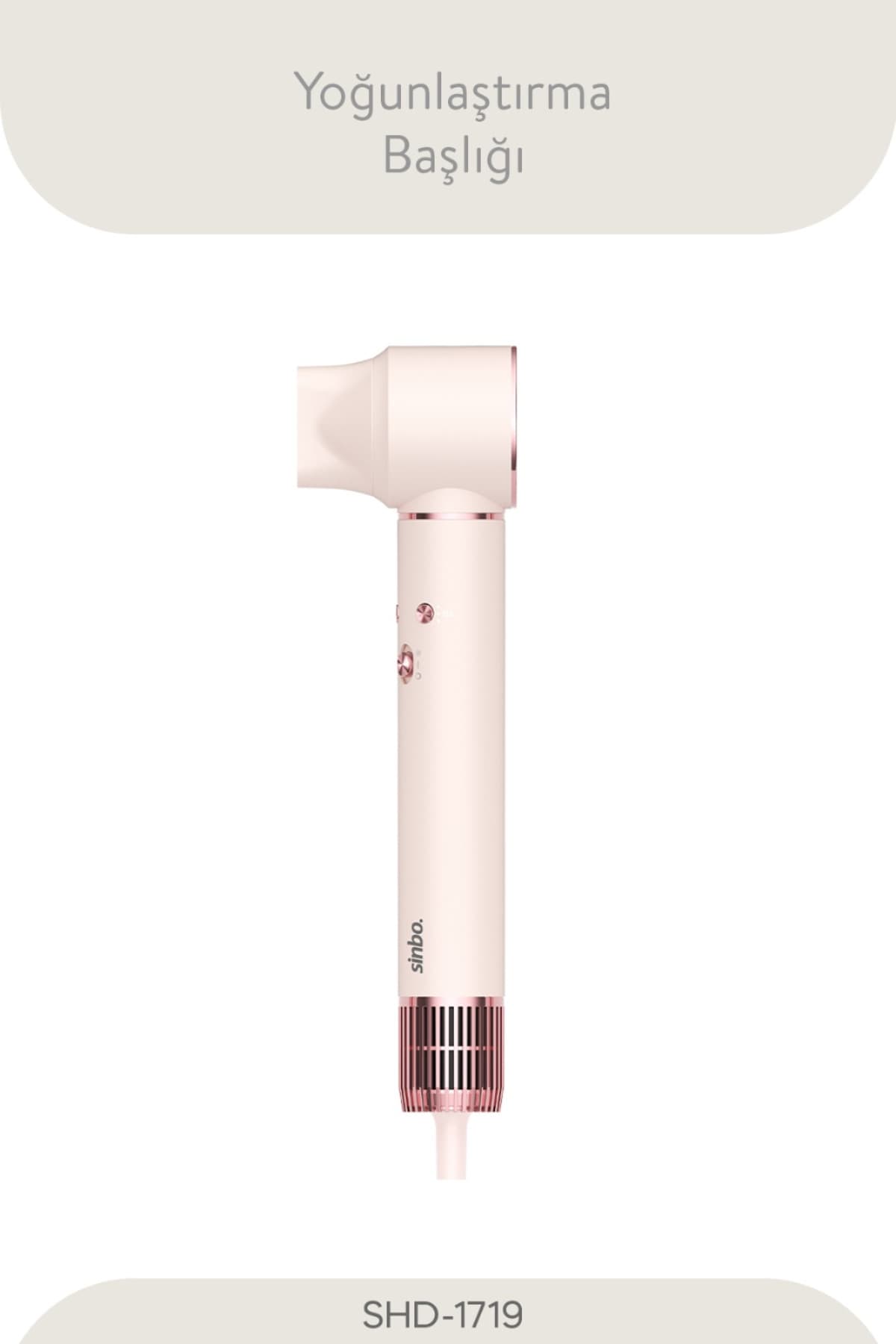سشوار و استایلر چندکاره فشرده Sinbo Pro 5in1 با موتور Bldc مدل Shd-1719 سشوار و استایلر چندکاره فشرده Sinbo Pro 5in1 با موتور Bldc مدل Shd-1719