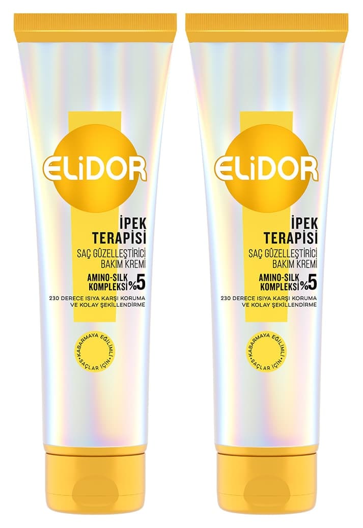 کرم مراقبت مو Elidor تراپی ابریشم 130 ml x2 کرم مراقبت مو Elidor تراپی ابریشم 130 ml x2