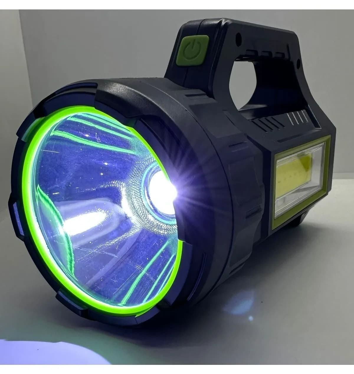 چراغقوه شارژی ataşbey با برد بلند و پنل خورشیدی، خروجی USB، SOS و LED مدل T95 چراغقوه شارژی ataşbey با برد بلند و پنل خورشیدی، خروجی USB، SOS و LED مدل T95