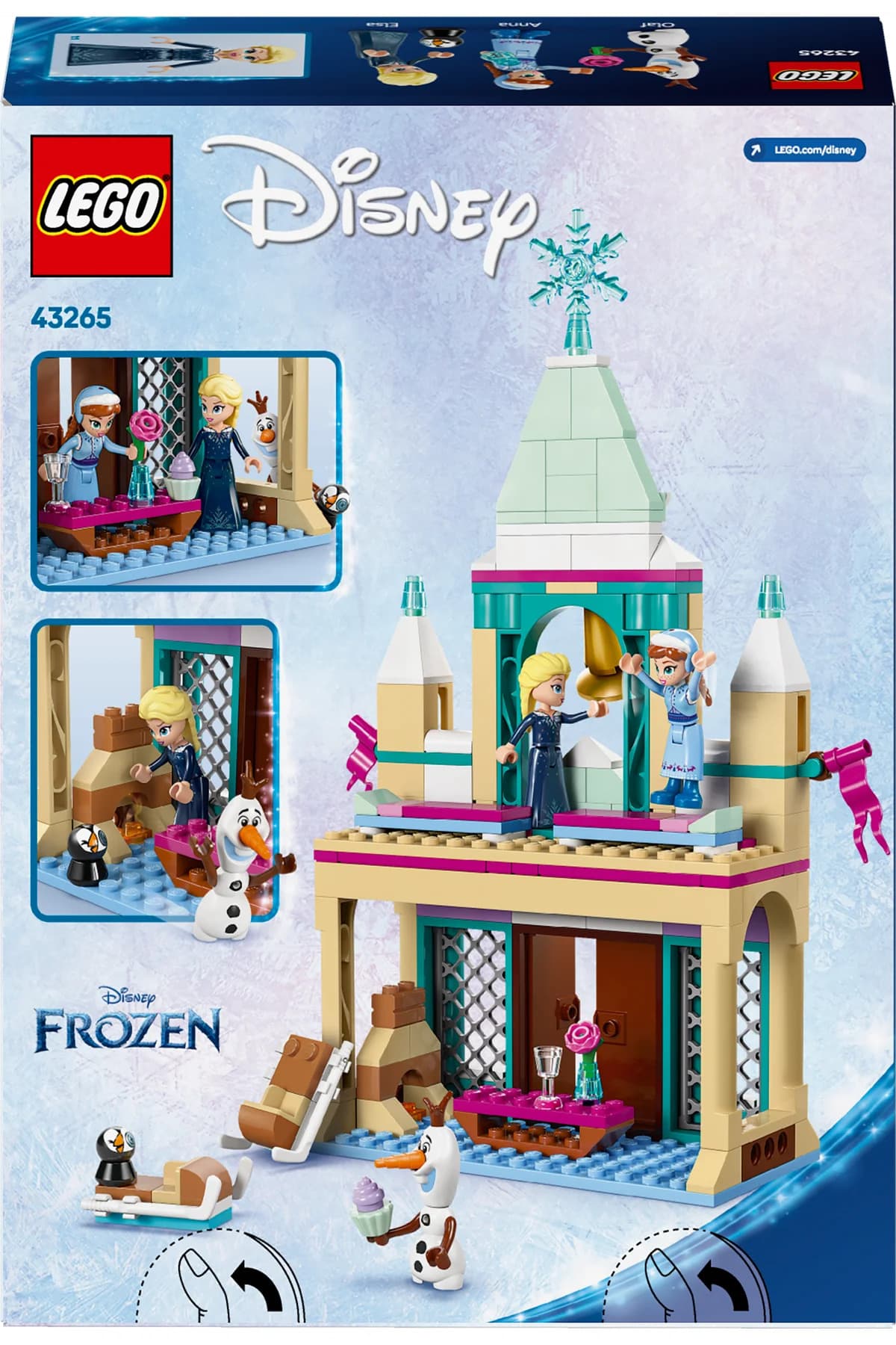 لگو Disney قلعه آرندل مدل 43265 با 177 قطعه لگو Disney قلعه آرندل مدل 43265 با 177 قطعه