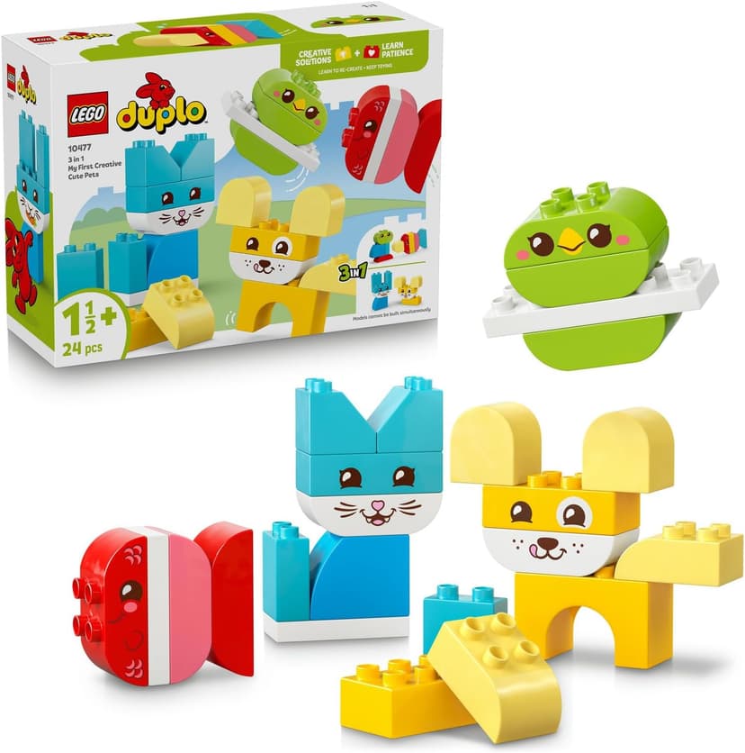 لگو DUPLO خلاقانه ۳ در ۱ حیوانات دوستداشتنی مدل 10477 لگو DUPLO خلاقانه ۳ در ۱ حیوانات دوستداشتنی مدل 10477