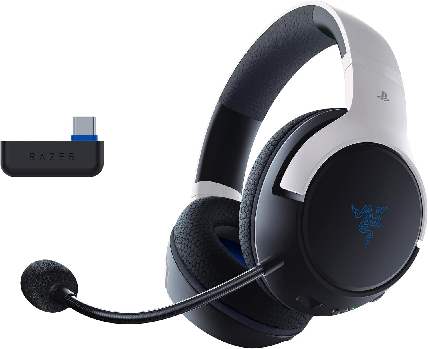 هدست گیمینگ سیمی Razer مدل HyperSpeed با لایسنس PlayStation سفید هدست گیمینگ سیمی Razer مدل HyperSpeed با لایسنس PlayStation سفید