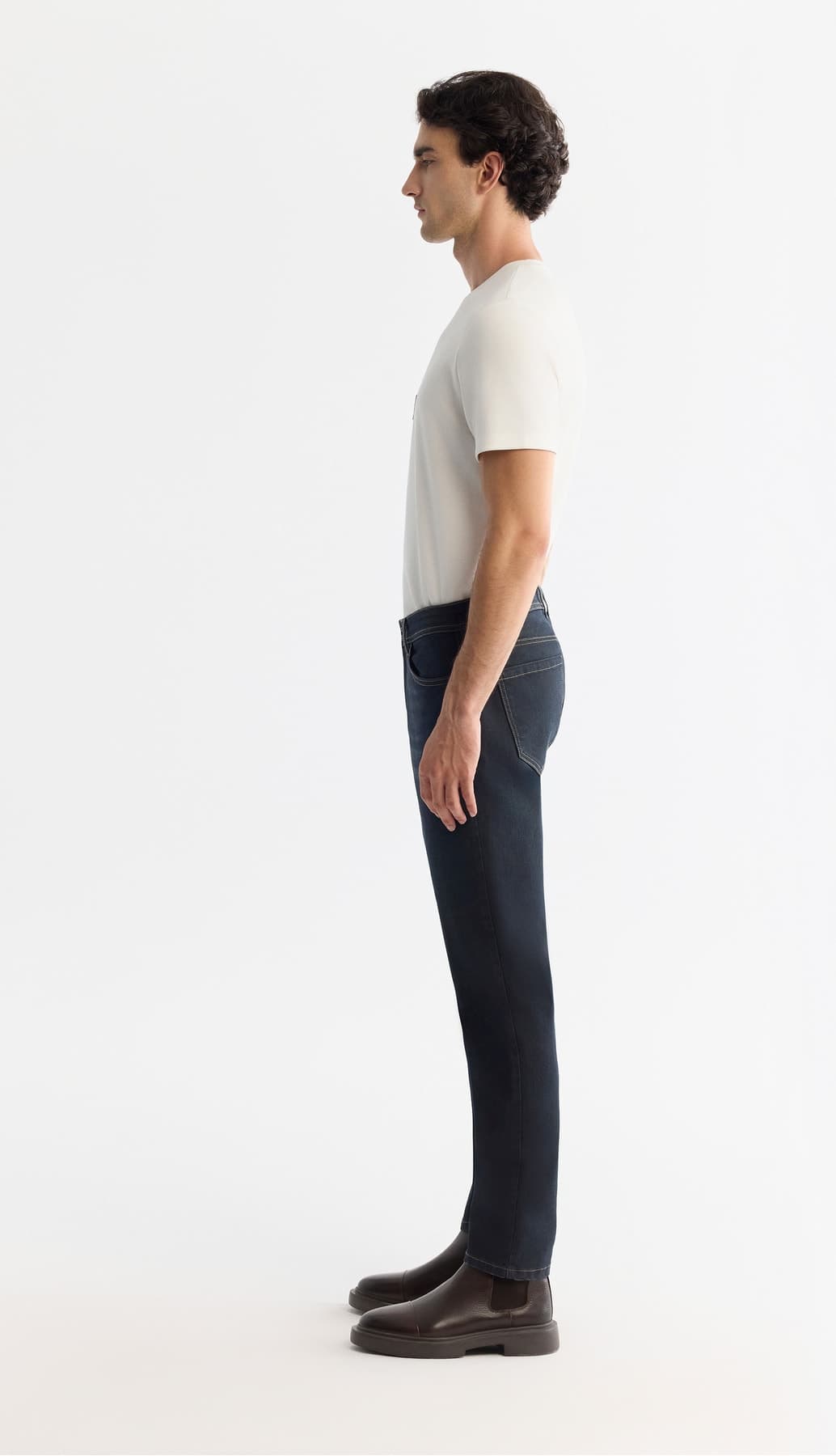 شلوار جین مردانه Avva آنتراسیت ساییده الاستاندار Berlin Slim Fit مدل A42Y3531 شلوار جین مردانه Avva آنتراسیت ساییده الاستاندار Berlin Slim Fit مدل A42Y3531