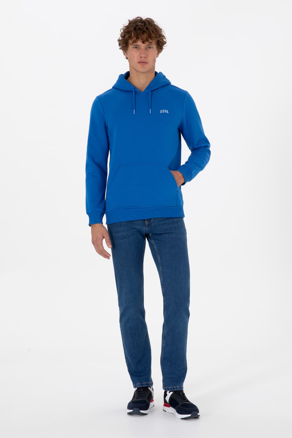 سوئیشرت مردانه U.S. Polo Assn. کاپشندار فیت معمولی شاردون آبی روشن مدل 50315582-VR032 سوئیشرت مردانه U.S. Polo Assn. کاپشندار فیت معمولی شاردون آبی روشن مدل 50315582-VR032