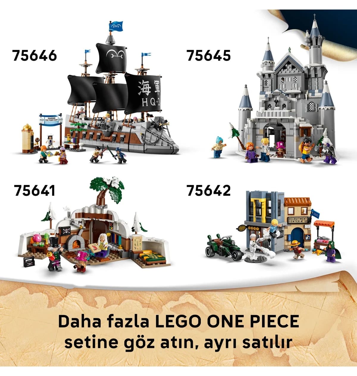 لگو ONE PIECE Dorry vs. Brogy Little Garden مدل 75644 با 733P لگو ONE PIECE Dorry vs. Brogy Little Garden مدل 75644 با 733P