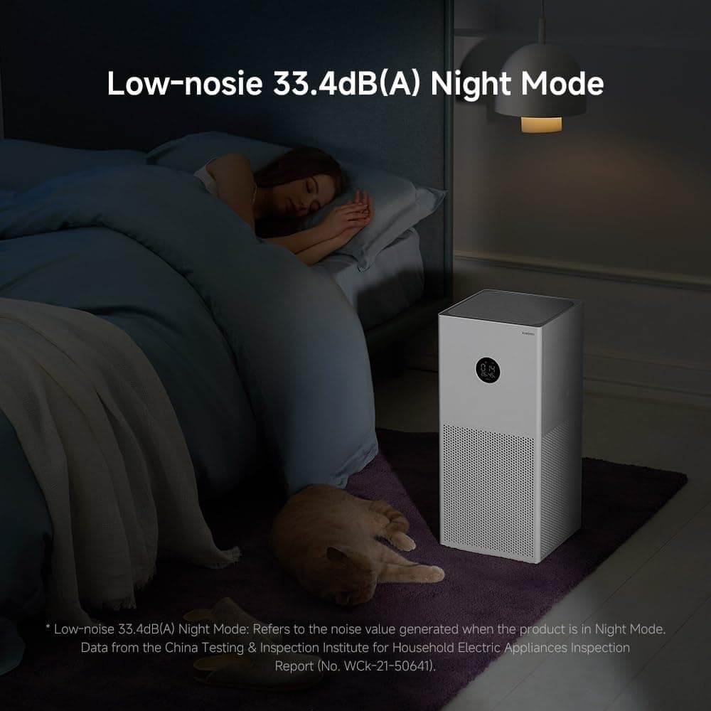 دستگاه تصفیه هوا Xiaomi Smart Air Purifier 4 Lite پوشش 75m² سفید دستگاه تصفیه هوا Xiaomi Smart Air Purifier 4 Lite پوشش 75m² سفید