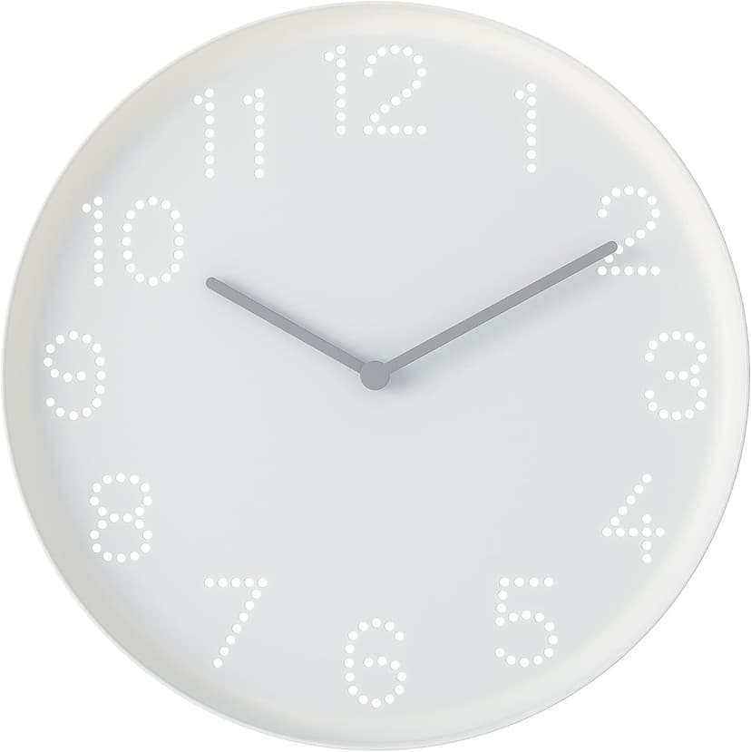 ساعت دیواری IKEA مدل TROMMA قطر 25 cm سفید ساعت دیواری IKEA مدل TROMMA قطر 25 cm سفید