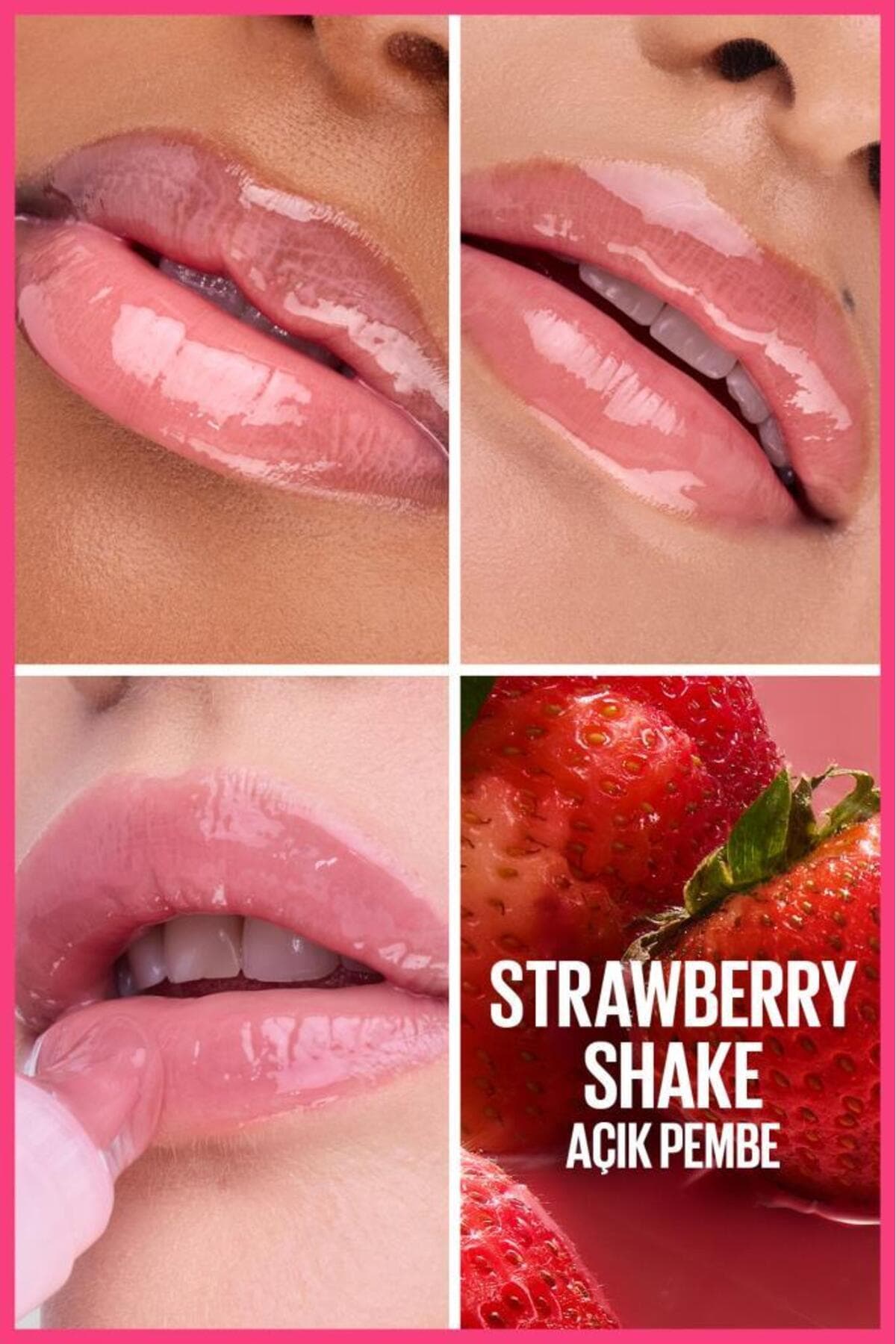 برق لب براق و مرطوبکننده Maybelline New York مدل Lifter Gel -06 Strawberry Shake برق لب براق و مرطوبکننده Maybelline New York مدل Lifter Gel -06 Strawberry Shake