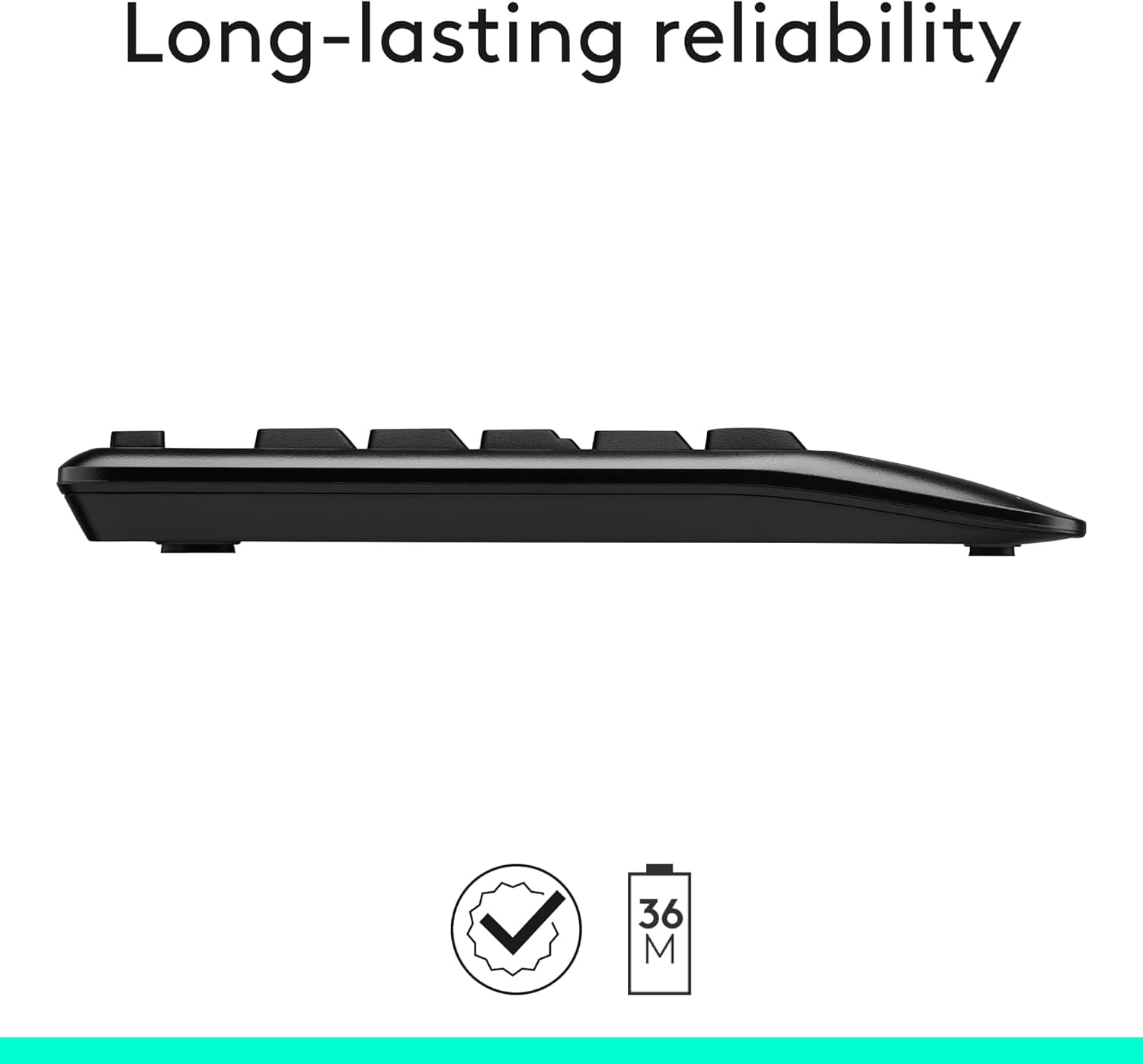 کیبورد بیسیم Logitech مدل MK345 Combo RF چیدمان QWERTY مشکی کیبورد بیسیم Logitech مدل MK345 Combo RF چیدمان QWERTY مشکی