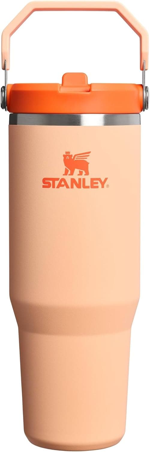 بطری ترموس Stanley IceFlow با نی 0.89 لیتری نارنجی شربتی استیل بطری ترموس Stanley IceFlow با نی 0.89 لیتری نارنجی شربتی استیل