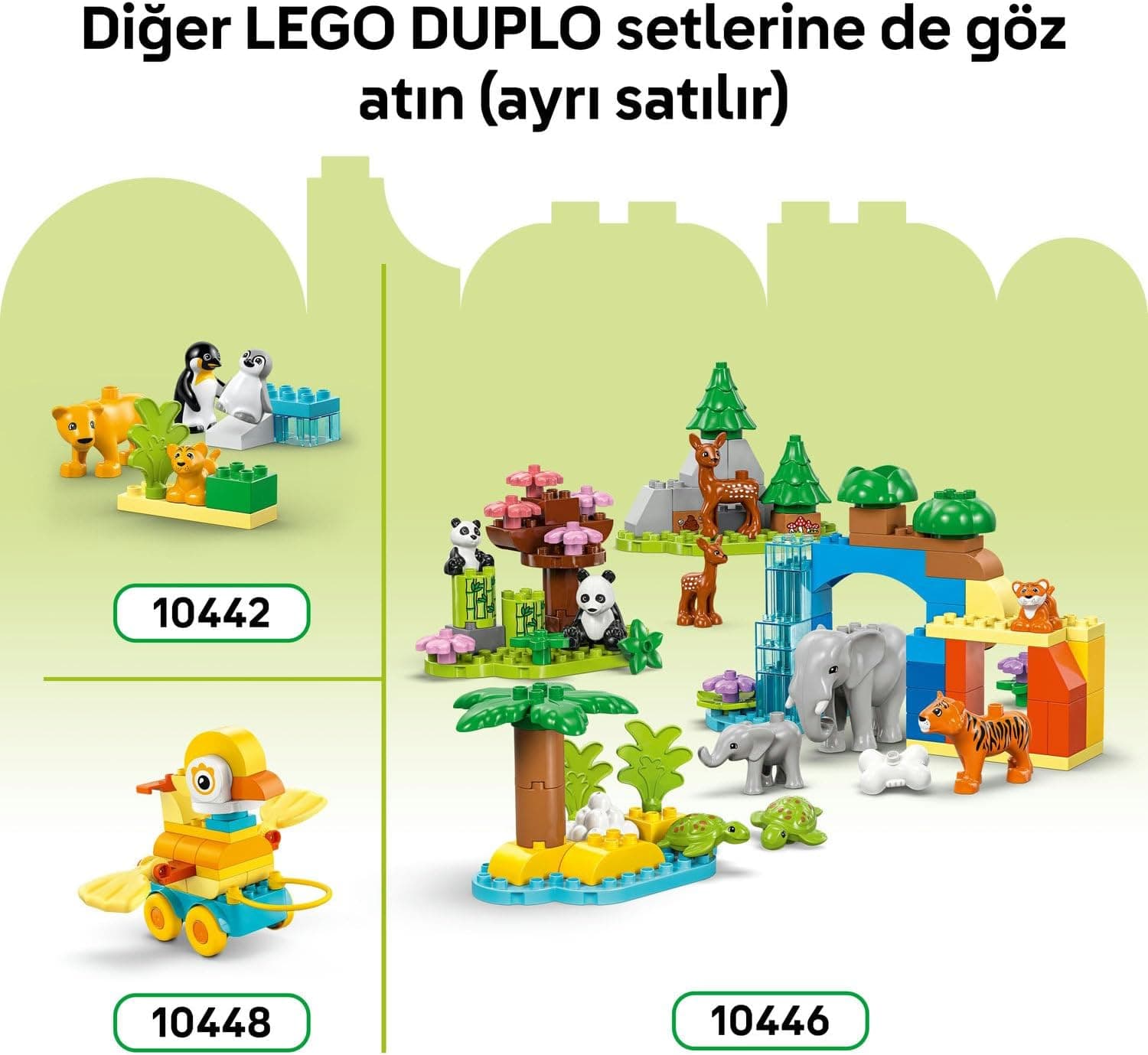 لگو DUPLO دایناسورهای چرخدار ۳ در ۱ مدل 10451 لگو DUPLO دایناسورهای چرخدار ۳ در ۱ مدل 10451