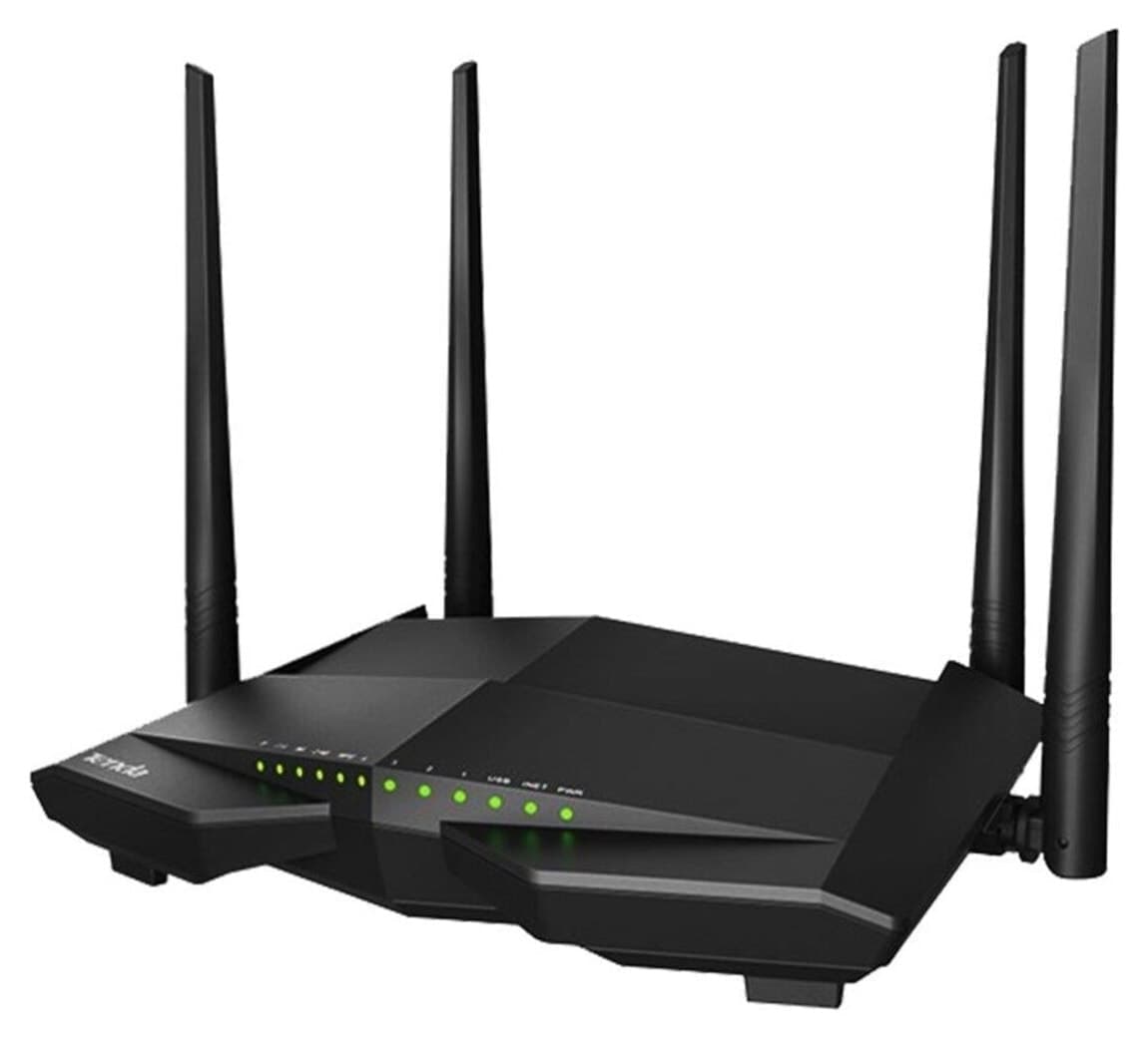مودم VDSL Tenda دو بانده Wifi 6 با 4X پورت Gigabit و سرعت 1500 Mbps مدل V15 AC1500 مودم VDSL Tenda دو بانده Wifi 6 با 4X پورت Gigabit و سرعت 1500 Mbps مدل V15 AC1500