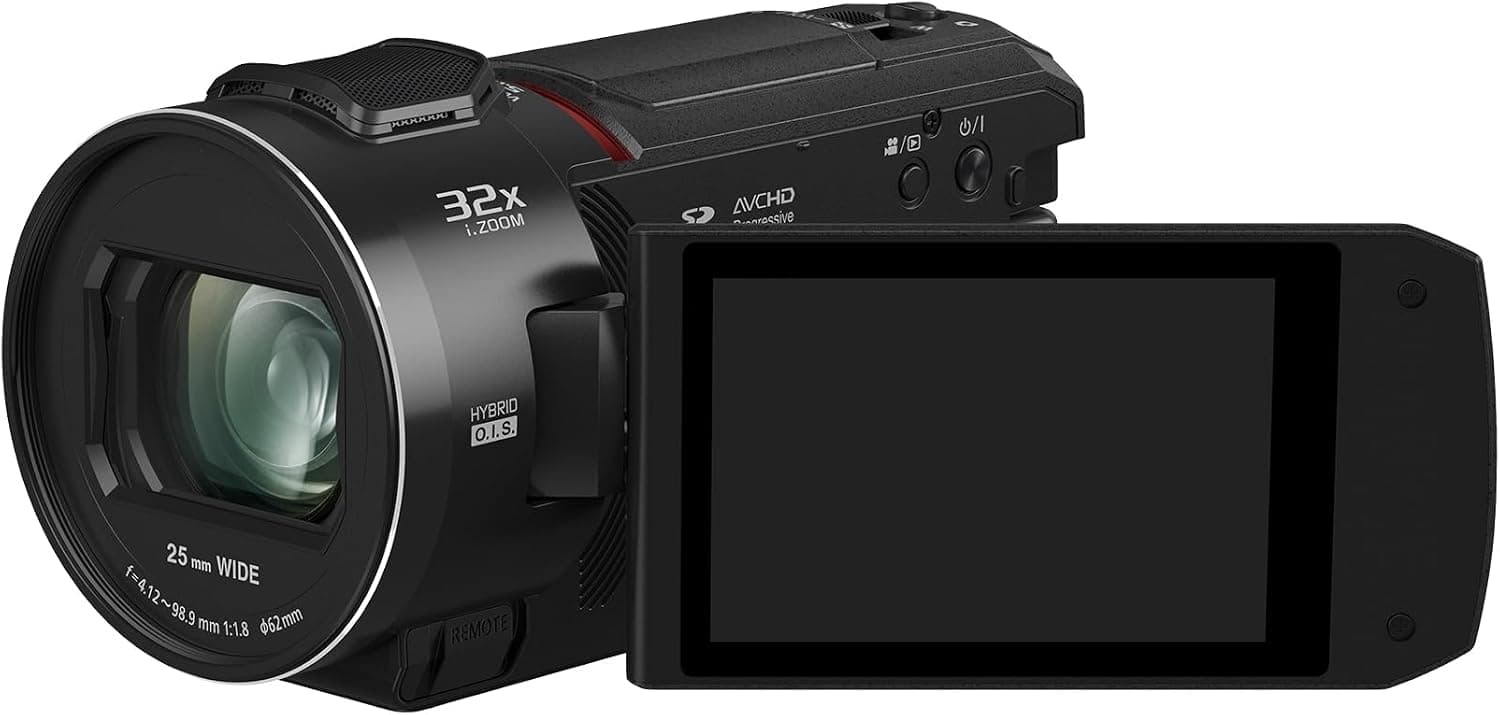 دوربین فیلمبرداری Panasonic مشکی با فیلمبرداری 4K (25p)، لنز واید 25 mm-F1.8، زوم اپتیکال 24x، Hybrid OIS+ و HDR مدل HC-VX3E-K دوربین فیلمبرداری Panasonic مشکی با فیلمبرداری 4K (25p)، لنز واید 25 mm-F1.8، زوم اپتیکال 24x، Hybrid OIS+ و HDR مدل HC-VX3E-K