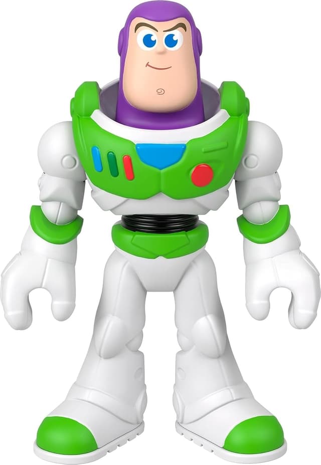 فیگور اکشن Fisher-Price Imaginext XL Buzz Lightyear مفصلی و خمشو 22 cm با ظاهر کلاسیک فیلم مدل JMD32 فیگور اکشن Fisher-Price Imaginext XL Buzz Lightyear مفصلی و خمشو 22 cm با ظاهر کلاسیک فیلم مدل JMD32