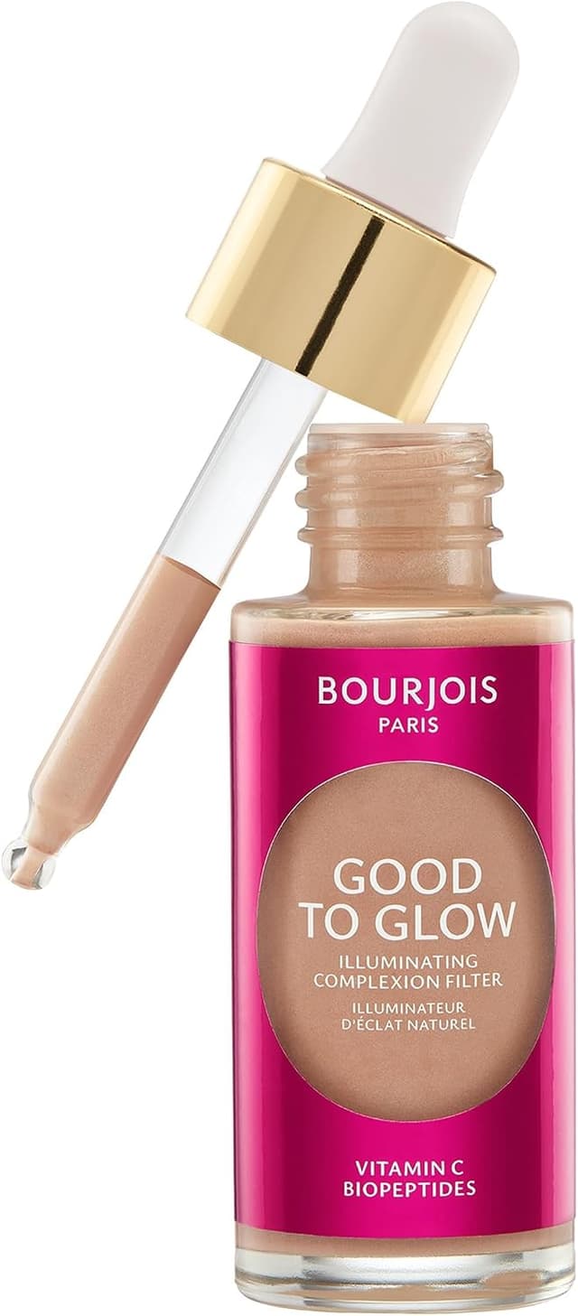 بوستر روشنکننده پوست Bourjois مدل Good to Glow با جلوه فیلتر طبیعی ویتامین C و بیوپپتید 004 حجم 30ml بوستر روشنکننده پوست Bourjois مدل Good to Glow با جلوه فیلتر طبیعی ویتامین C و بیوپپتید 004 حجم 30ml