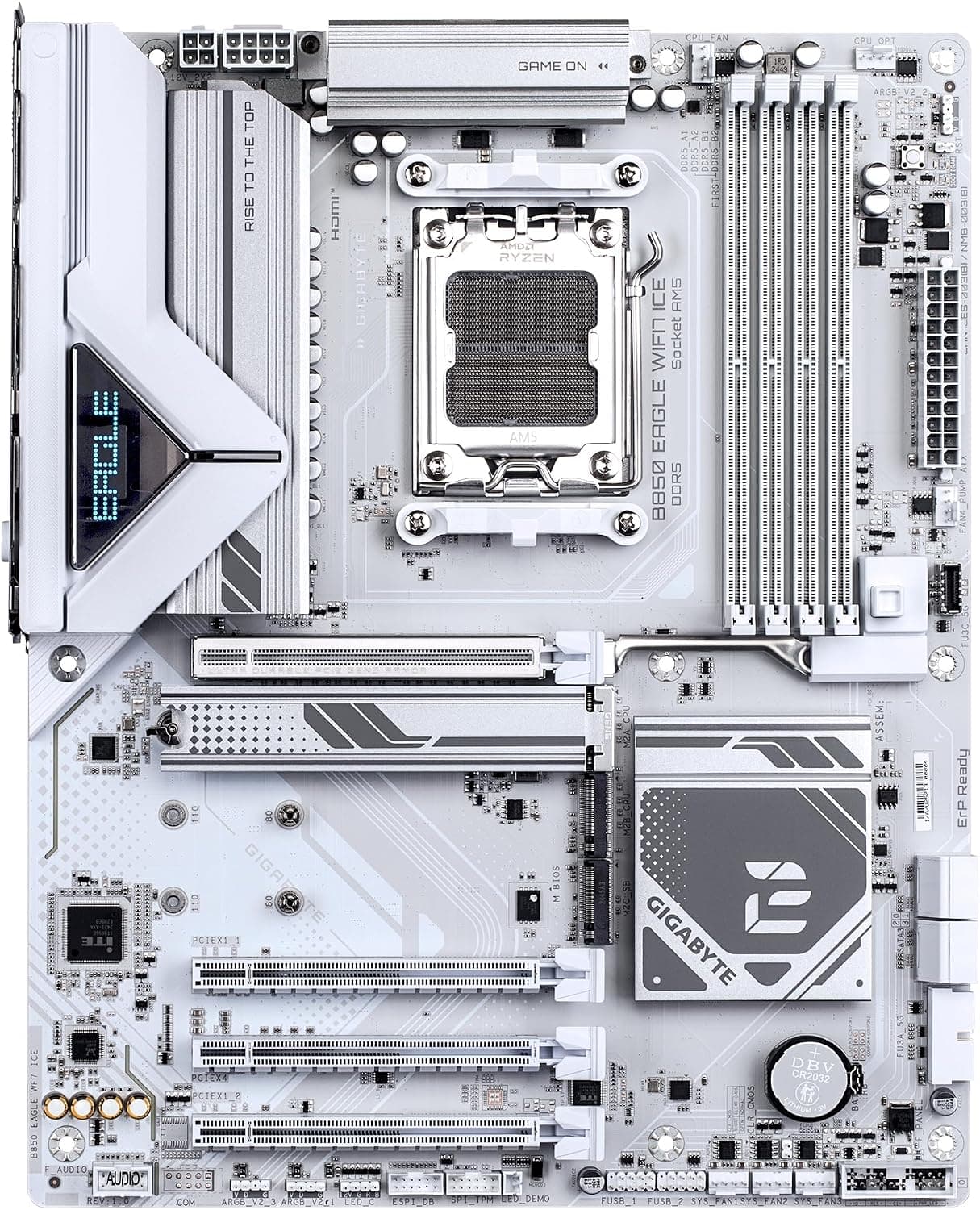 مادربرد GIGABYTE سوکت AMD AM5 فرم فاکتور ATX چیپست B850 مدل EAGLE WF7 ICE مادربرد GIGABYTE سوکت AMD AM5 فرم فاکتور ATX چیپست B850 مدل EAGLE WF7 ICE