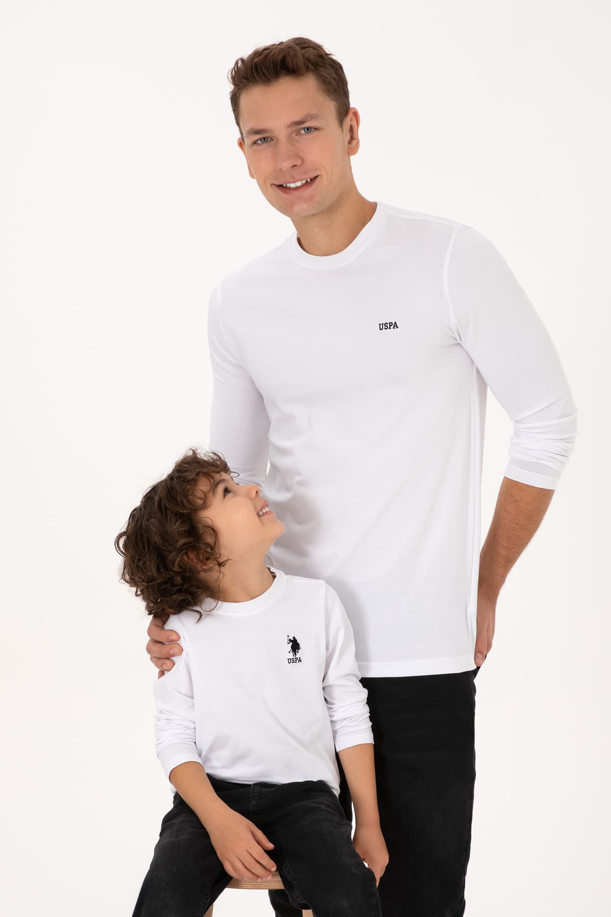 سوئیشرت مردانه U.S. Polo Assn. اسلیم فیت یقه گرد سفید Süprem Basic مدل 50313744-VR013 سوئیشرت مردانه U.S. Polo Assn. اسلیم فیت یقه گرد سفید Süprem Basic مدل 50313744-VR013