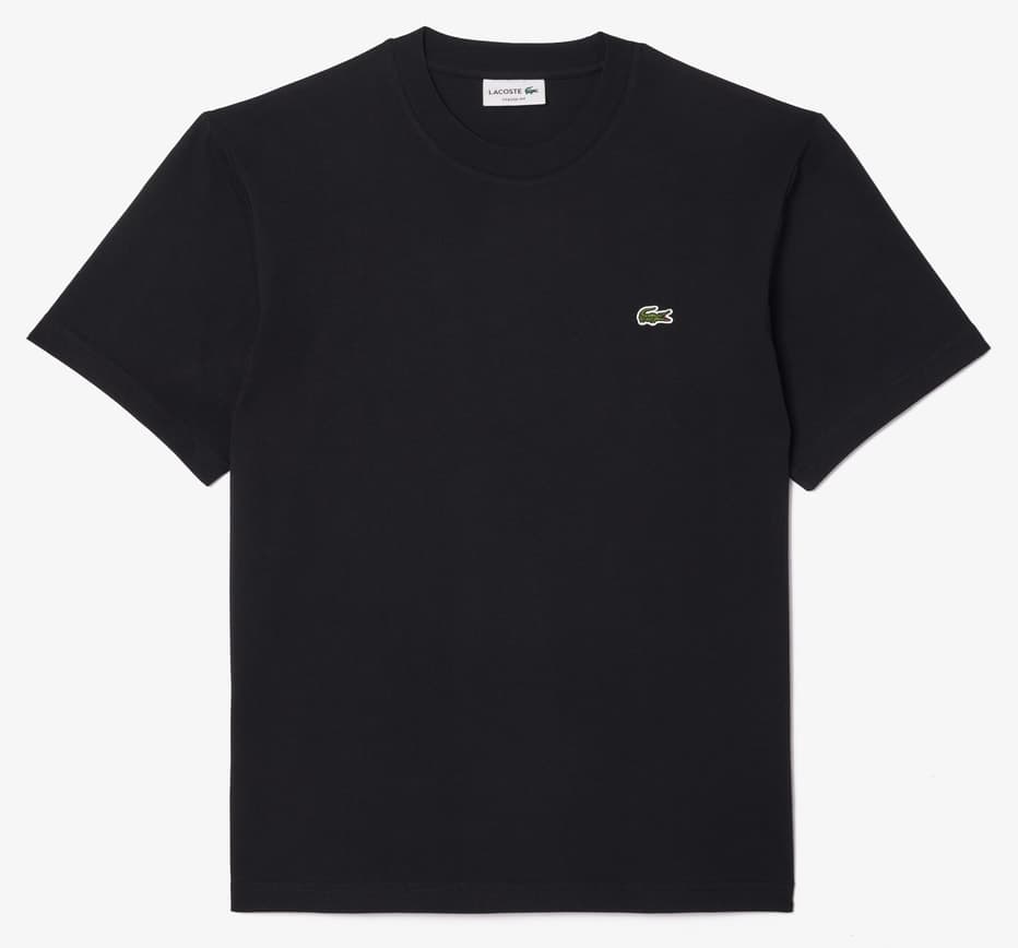 تیشرت مردانه Lacoste یقه گرد فیت کلاسیک مشکی تیشرت مردانه Lacoste یقه گرد فیت کلاسیک مشکی