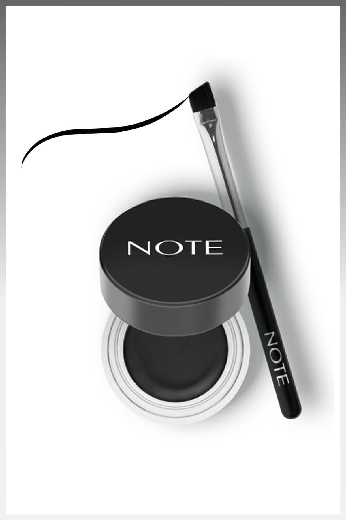 خط چشم ژلی Note Cosmetics مات ضد آب ماندگار مشکی خط چشم ژلی Note Cosmetics مات ضد آب ماندگار مشکی