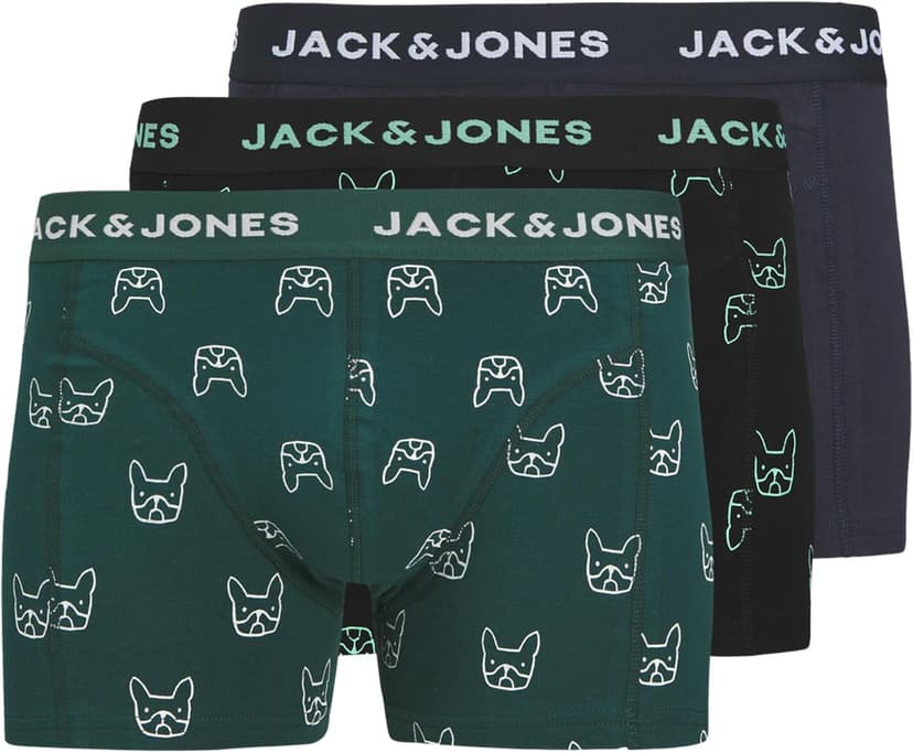 شورت مردانه JACK & JONES مدل JACDENIM DOG TRUNKS بسته 3 عددی NOOS شورت مردانه JACK & JONES مدل JACDENIM DOG TRUNKS بسته 3 عددی NOOS