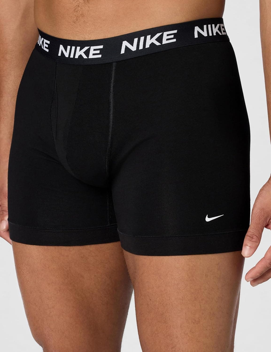 باکسر برییف مردانه Nike نخی کشسان با فلای بسته 3 عددی باکسر برییف مردانه Nike نخی کشسان با فلای بسته 3 عددی
