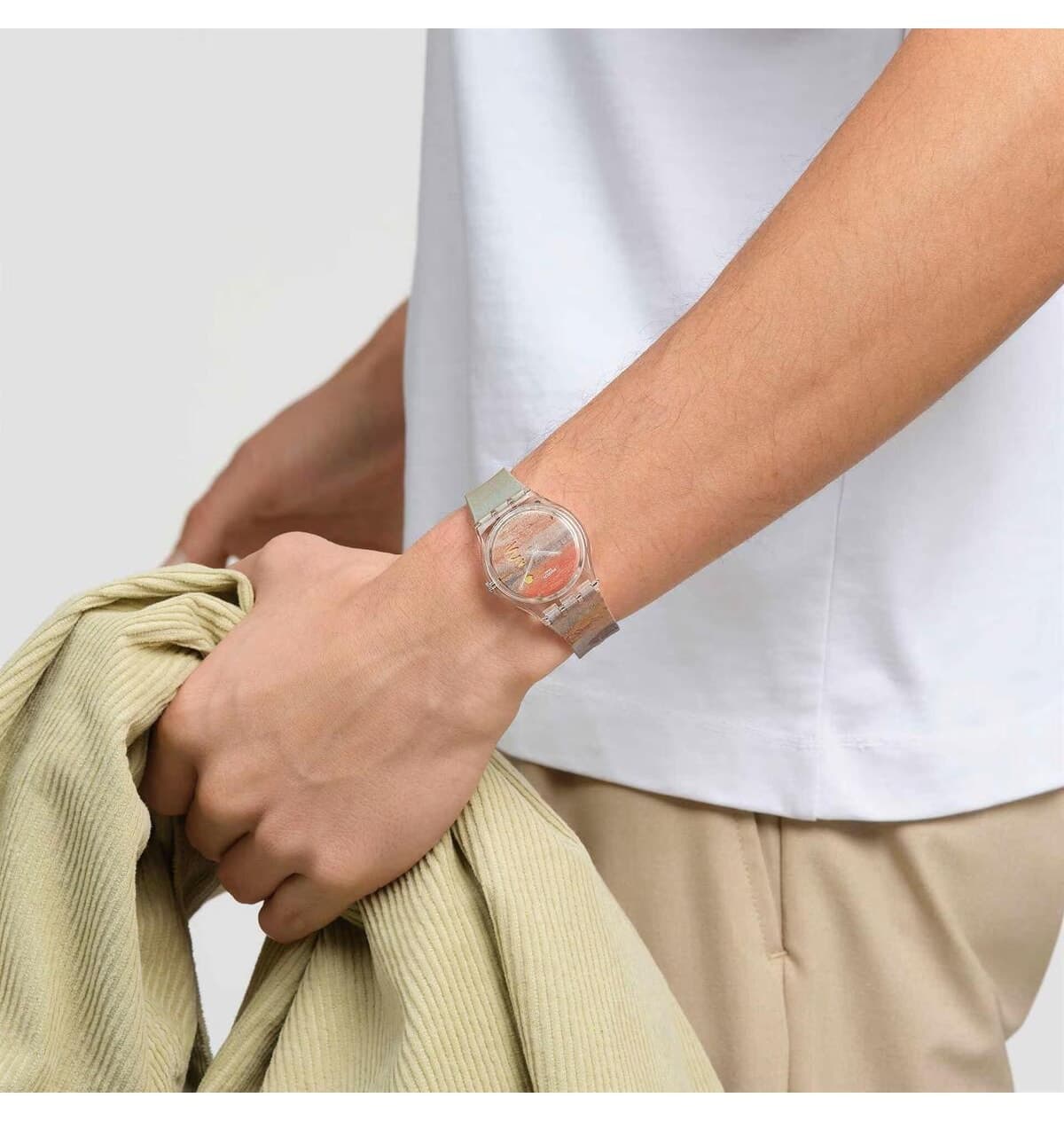ساعت مچی زنانه Swatch TURNER'S SCARLET SUNSET مدل SO28Z700 ساعت مچی زنانه Swatch TURNER'S SCARLET SUNSET مدل SO28Z700